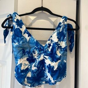 NWT Zara floral top